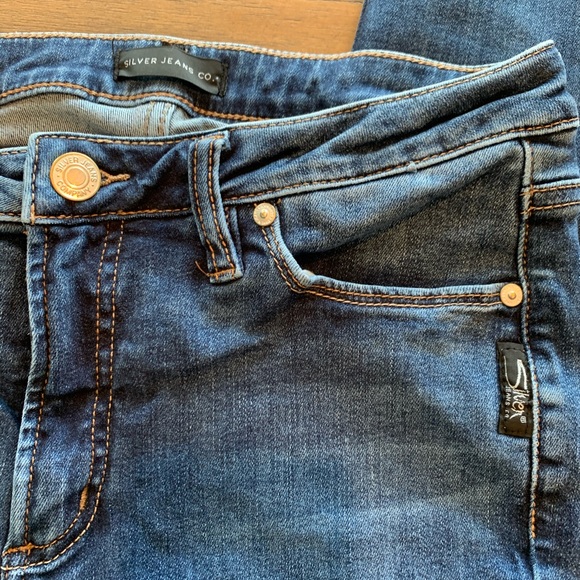 Silver Bleecker skinny Jean w29/L32 - Picture 2 of 5